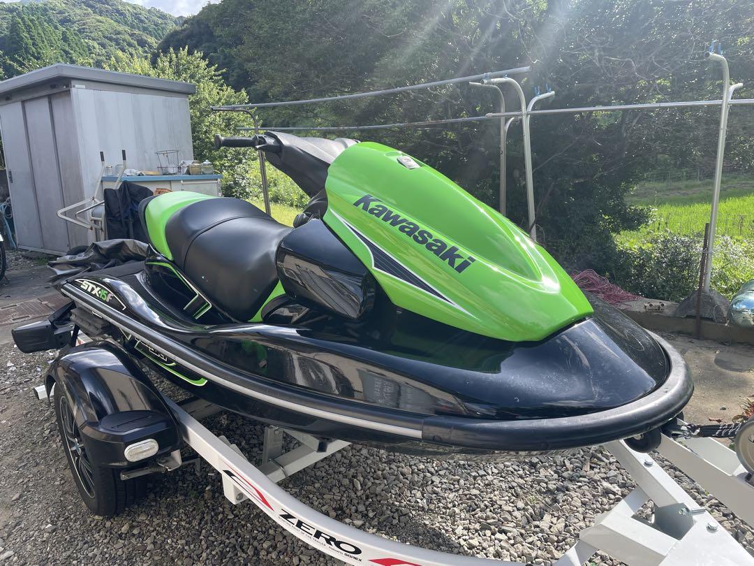 カワサキ　STX15f トレーラー付き Kawasaki STX-15F 2015年 軽トレーラー付 - メルカリ