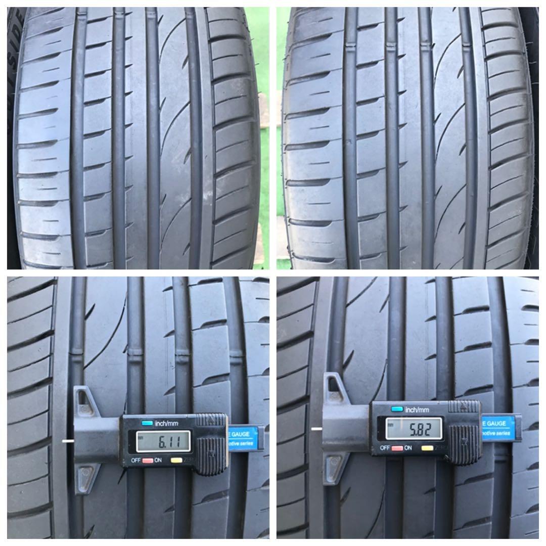 ラジアルタイヤ目立った傷や汚れなし