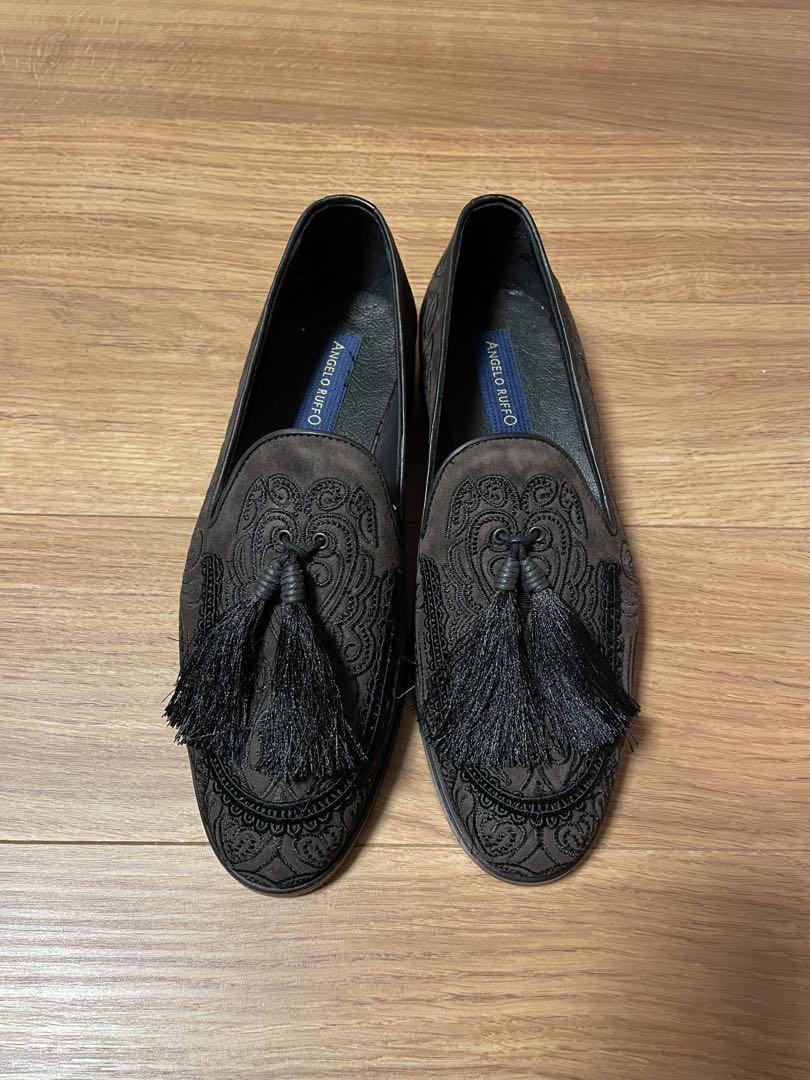 激安 超特価商店街  新品 タッセル付きローファー RUFFO ANGELO 靴