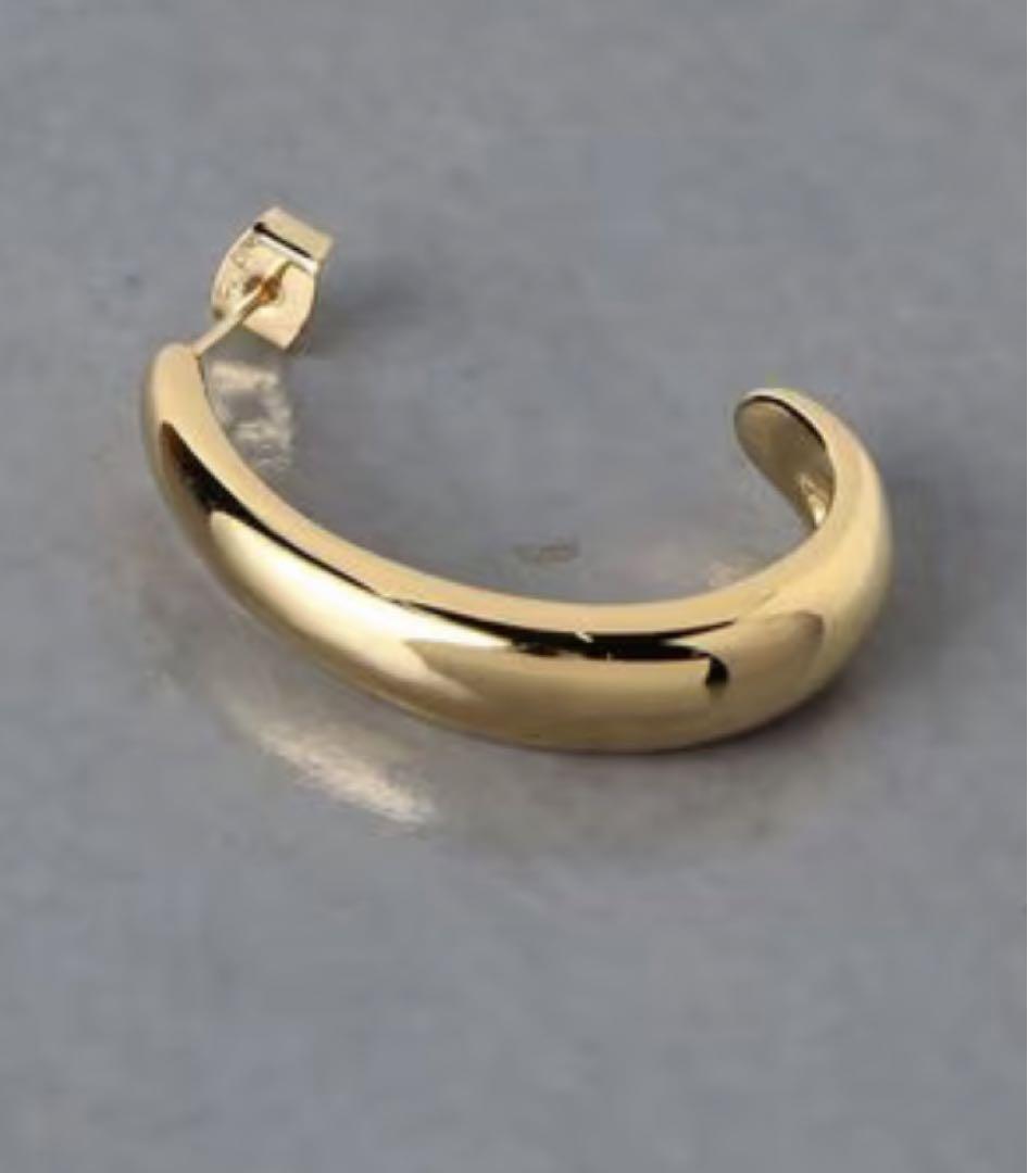 PHILIPPE AUDIBERT ゴールドフープピアス