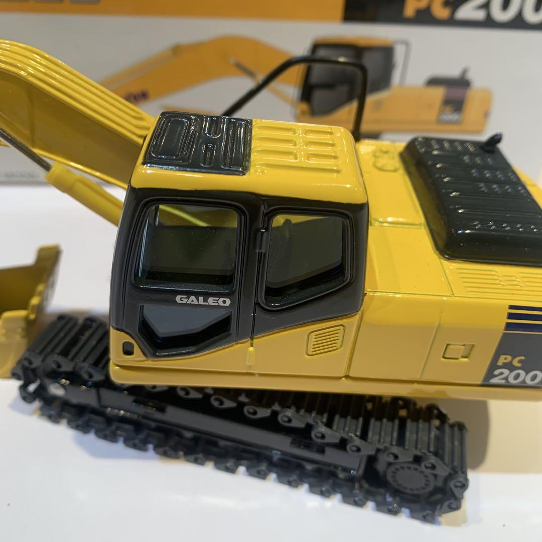 【コマツKOMATSU pc 200 1/43 コマツ ショベルカー】