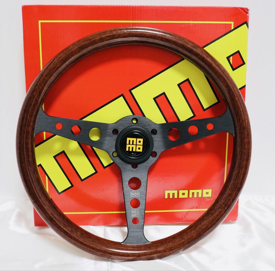 【大特価セール】MOMOモモINDYインディステアリングウッドモモステ14インチ