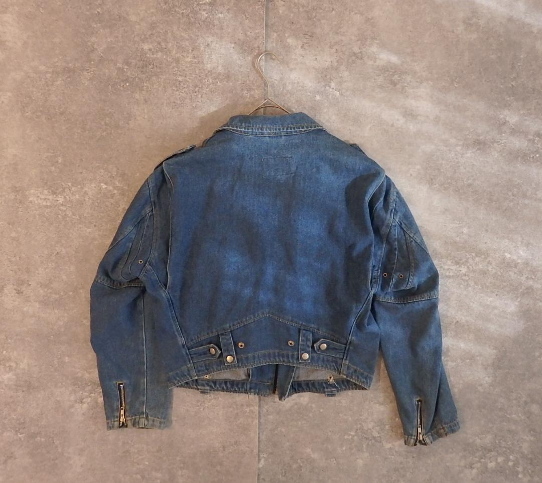 80–90s GEMBONY デニム ライダース ジャケット L マカオ製 80–90s GEMBONY デニム ライダース ジャケット L マカオ製