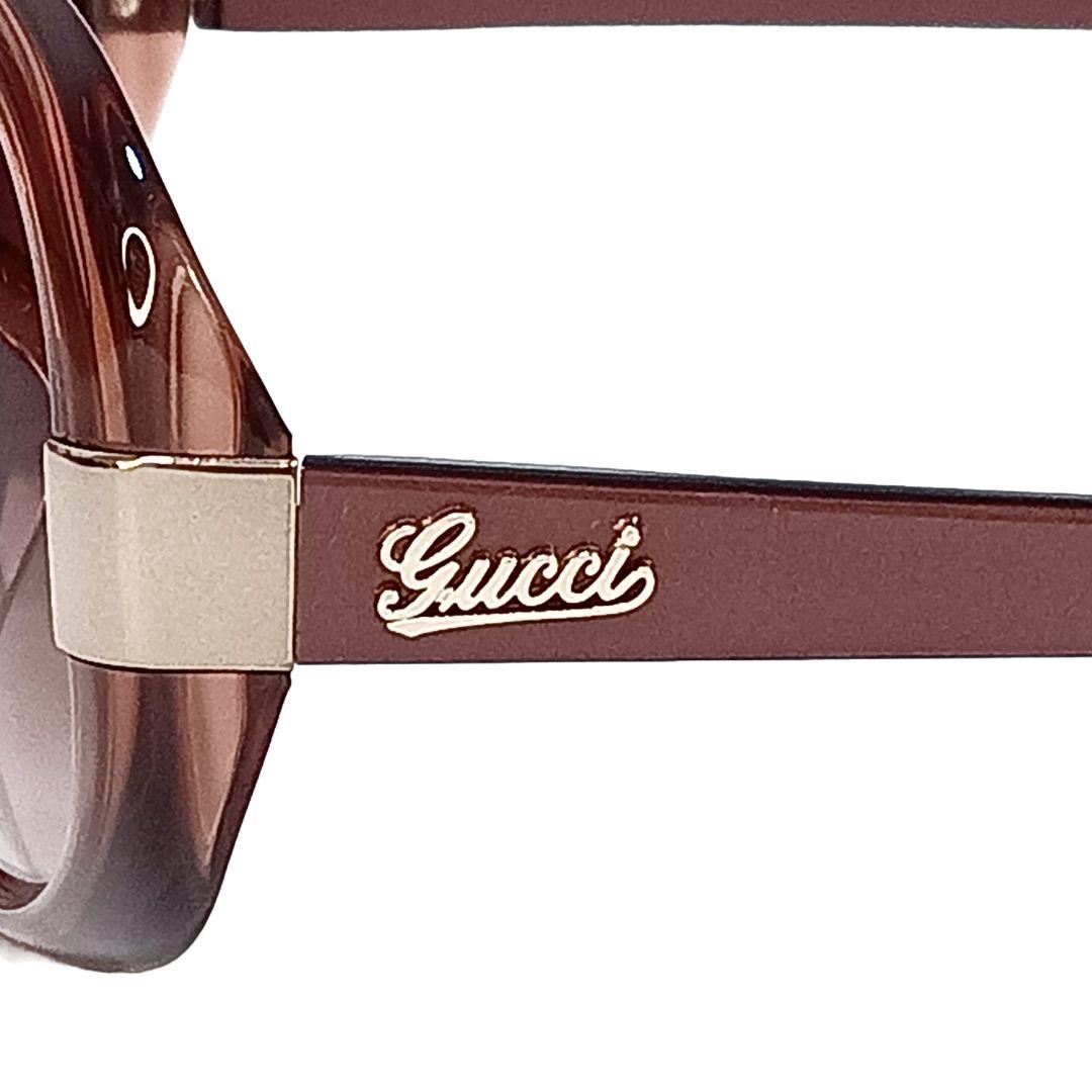 グッチ サングラス ブラウン ゴールド GUCCI 筆記体ロゴ マロン グッチ サングラス ブラウン ゴールド GUCCI 筆記体ロゴ マロン