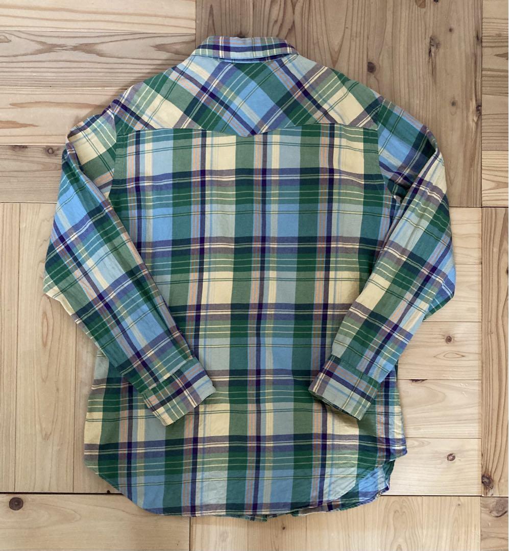 Ralph Lauren ラルフ ウエスタン 長袖シャツLL ネルシャツ古着