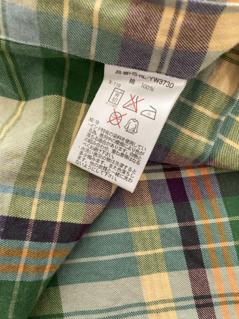 Ralph Lauren ラルフ ウエスタン 長袖シャツLL ネルシャツ古着