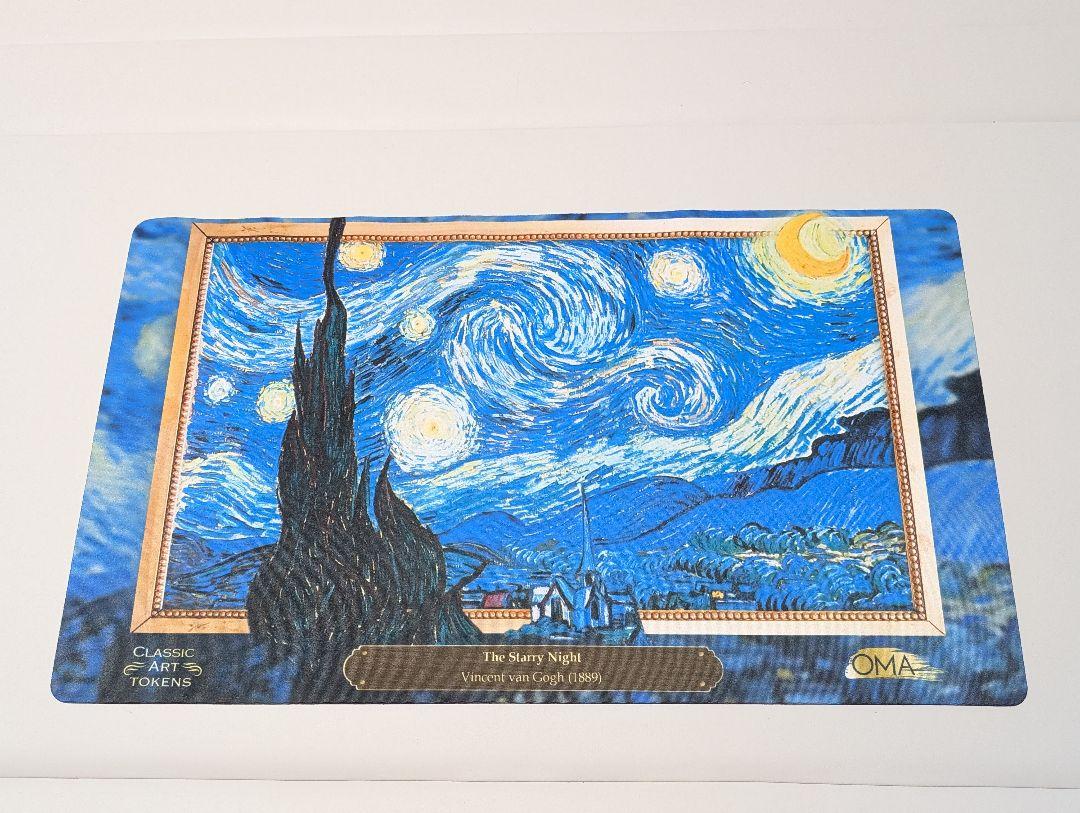 星月夜 The starry night Van Gogh プレイマット OMA 星月夜 The starry night Van Gogh プレイマット OMA