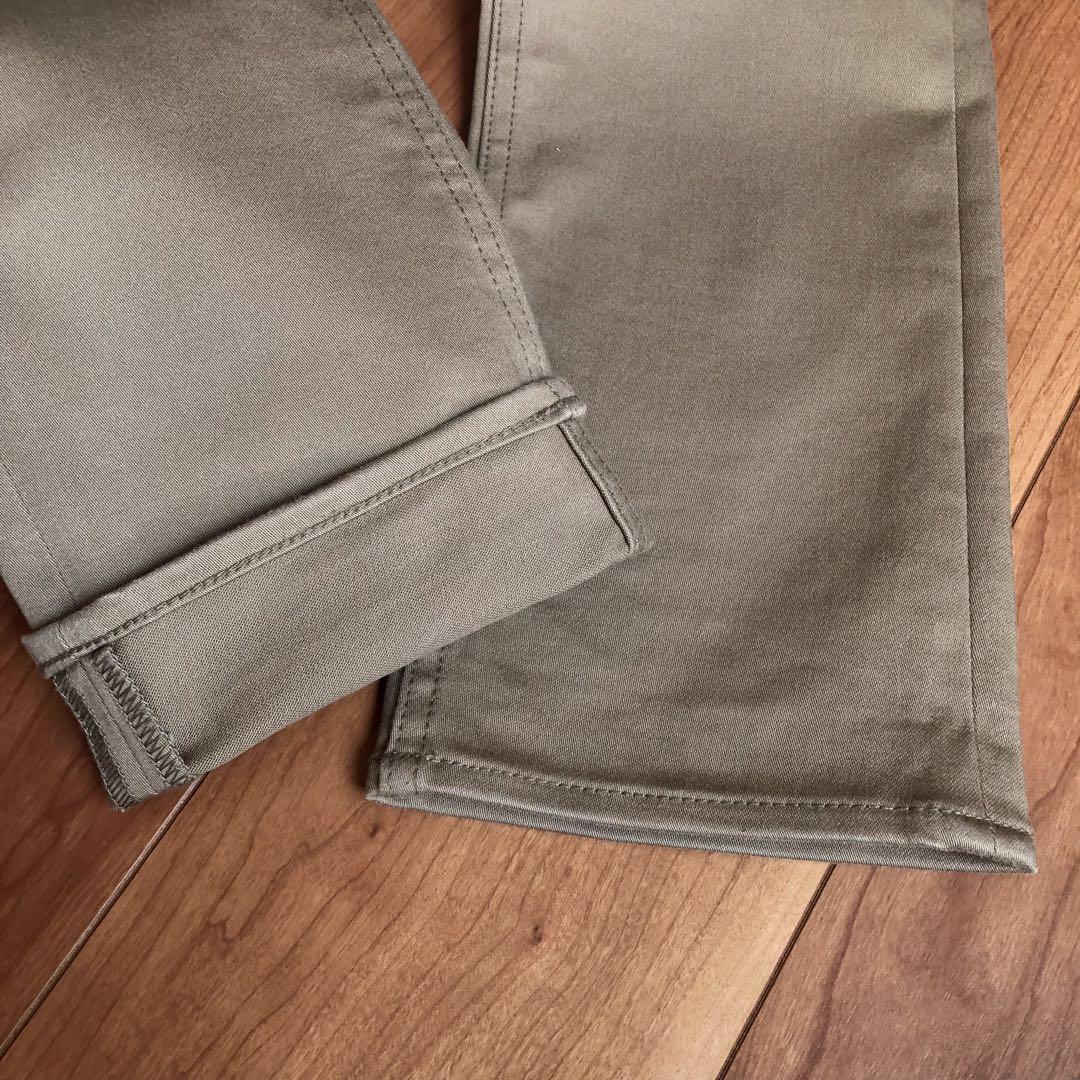 名品 LOUNGE LIZARD leeサテンストレッチパンツ size2