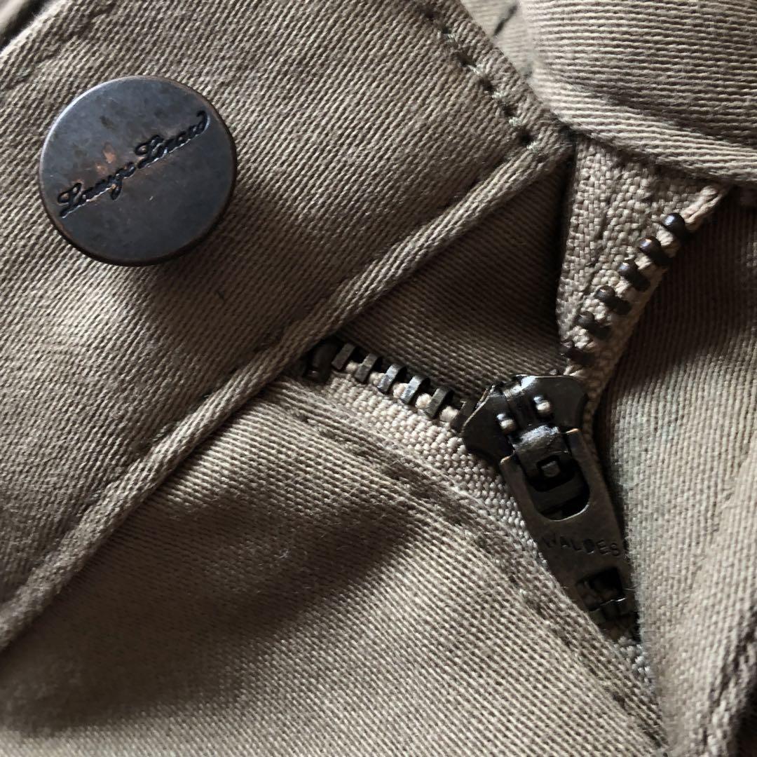 名品 LOUNGE LIZARD leeサテンストレッチパンツ size2