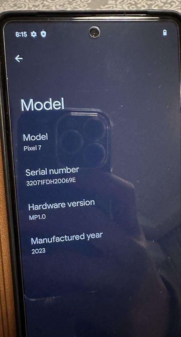 ほぼ新品 Google Pixel 7 128GB SIMフリー 保護ガラス付