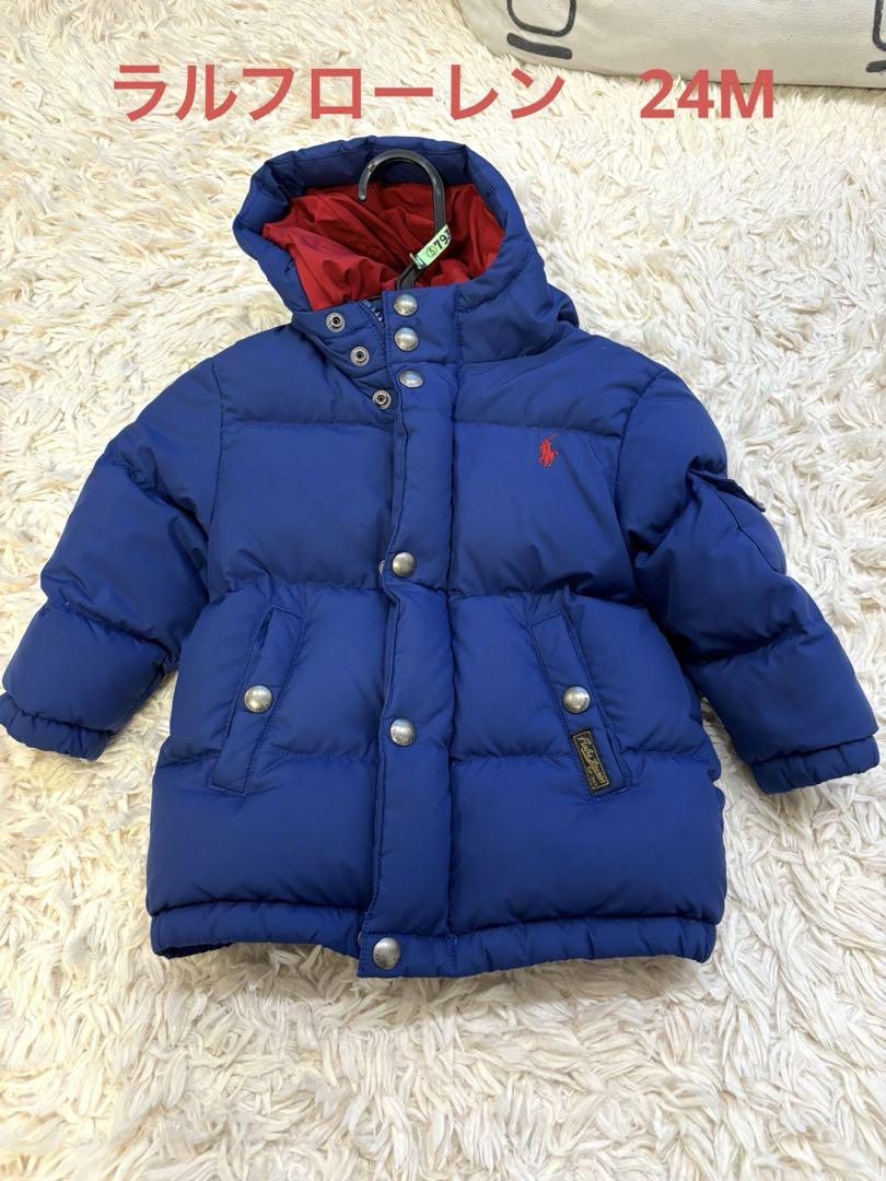 ラルフローレン　Ralph Lauren ダウンコート　24M ブルー