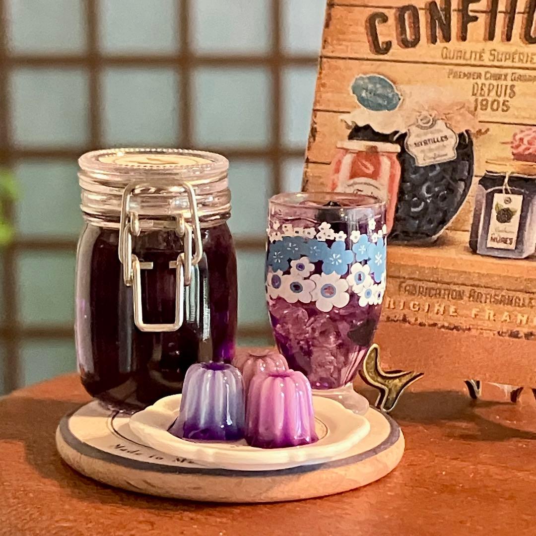 ミニチュアスイーツ　ブラックラズベリージャムセットB