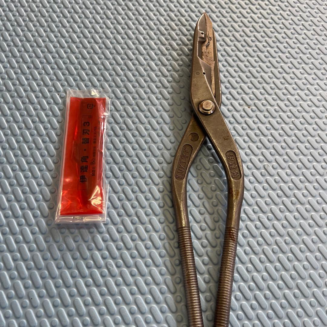 東北エスパル 伊達角 角波切り 角波鋏 替刃セット 板金工具やや傷や汚れあり