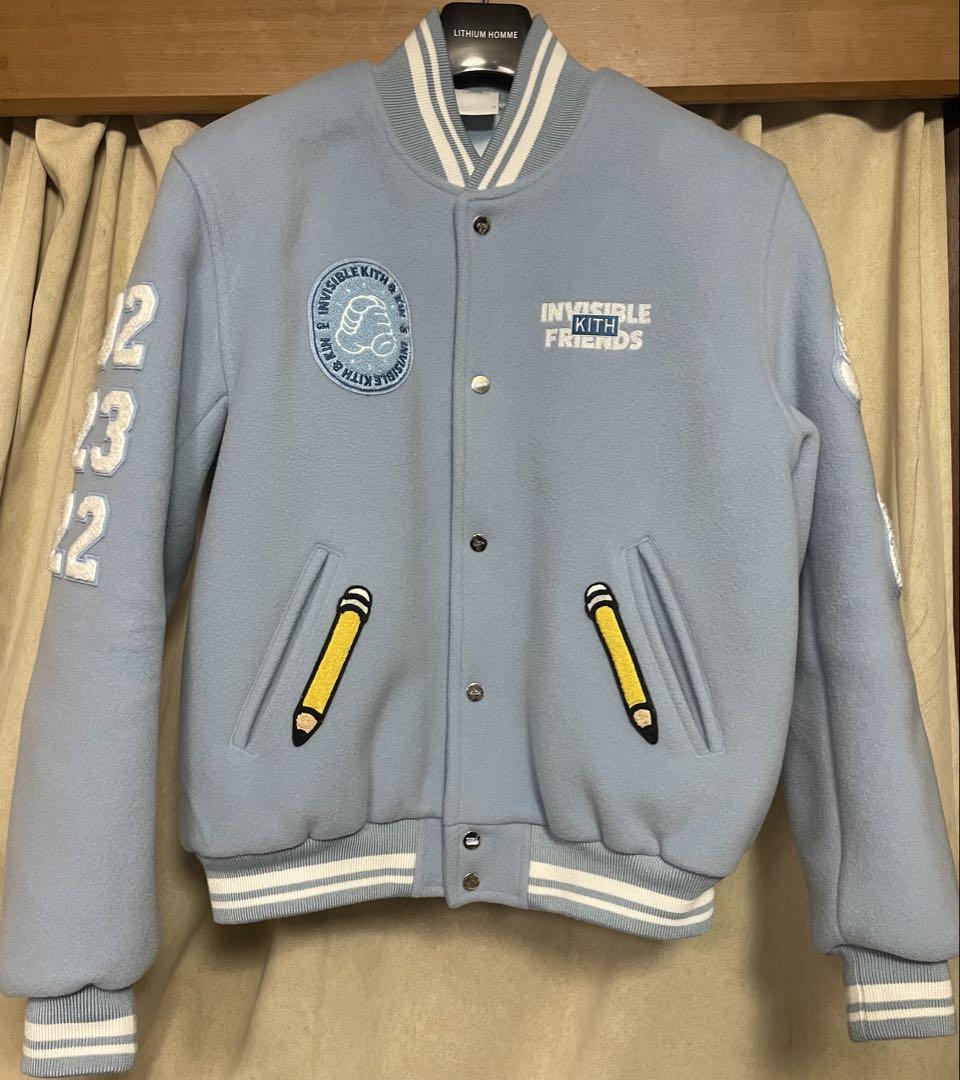 KITH インビシブル　スタジャン　ブルゾン　コラボ　ジャケット