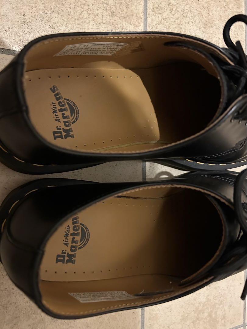 【お値下げ交渉可】Dr. Martens ブラックレザー厚底ローファー 38 セールファッション - 【お値下げ交渉可】Dr. Martens ブラック