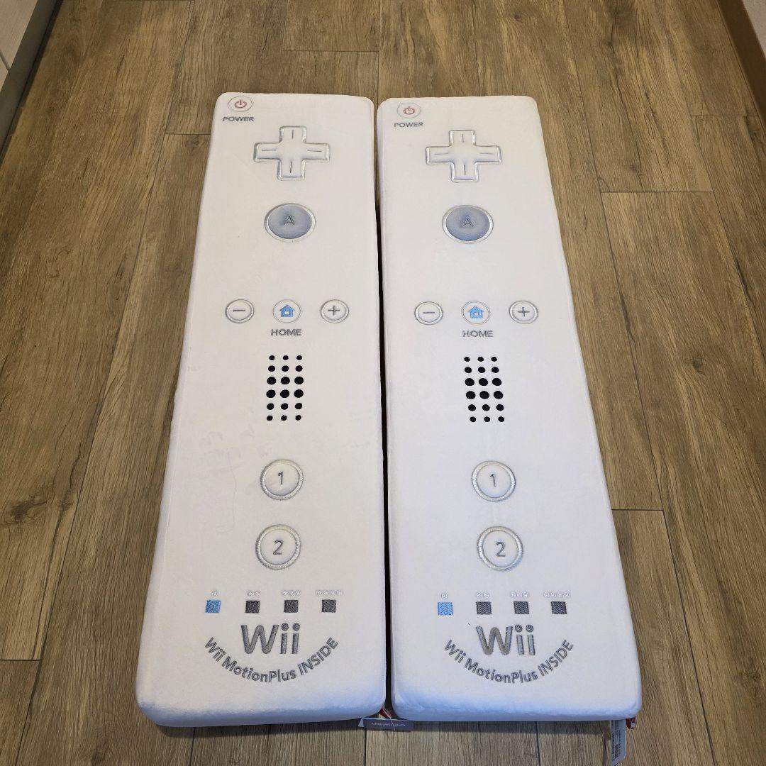 ニンテンドーミュージアム クッション wii コントローラー 2個セット ニンテンドーミュージアム クッション wii コントローラー 2個