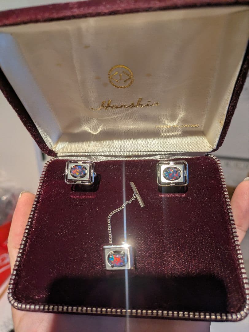 阪神百貨店 カフスボタンセット目立った傷や汚れなし