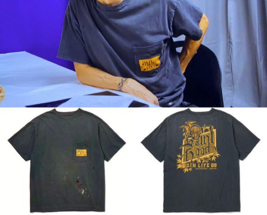 【新品未開封】稲葉浩志×NEIGHBORHOOD Tシャツ【Mサイズ】&キャップ B'z 稲葉浩志 neighborhood 黒・白 Tシャツ Mサイズ キャップ