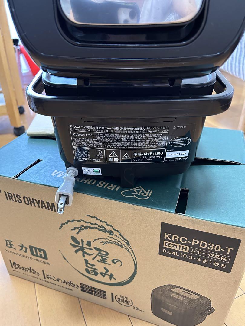 3合/圧力IHジャー炊飯器 KRC-PD30T