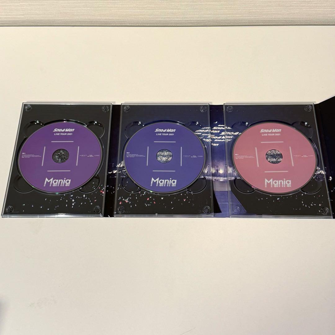 SnowMan LIVE TOUR 2021 Mania DVD 3枚組