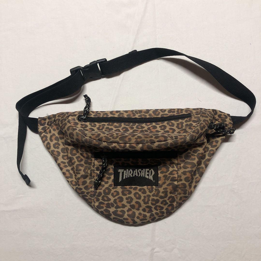 THRASHER ボディバッグ ウエストポーチ レオパード ヒョウ柄 - メルカリ THRASHER ボディバッグ ウエストポーチ レオパード ヒョウ柄 - メルカリ