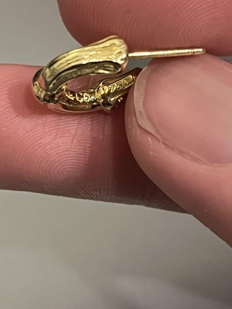Tiffany バンブー　ピアス　18k 片耳