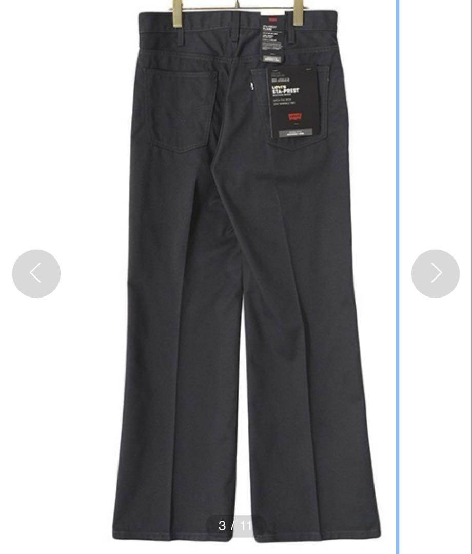 LEVI\'S STA PREST FLARE TWILL:A3552-0000