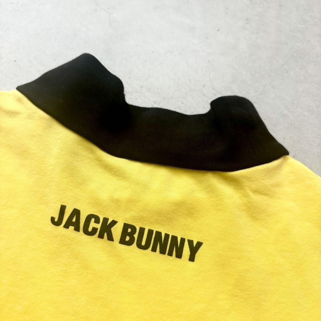 Jack Bunny!! ジャックバニー ベア天 長袖Tシャツ モックネック M