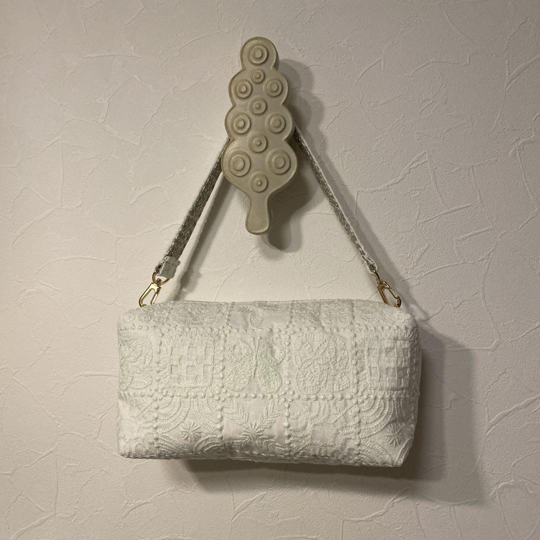 ♡handmade♡ ミナペルホネン　　ぽってり持てるバッグ