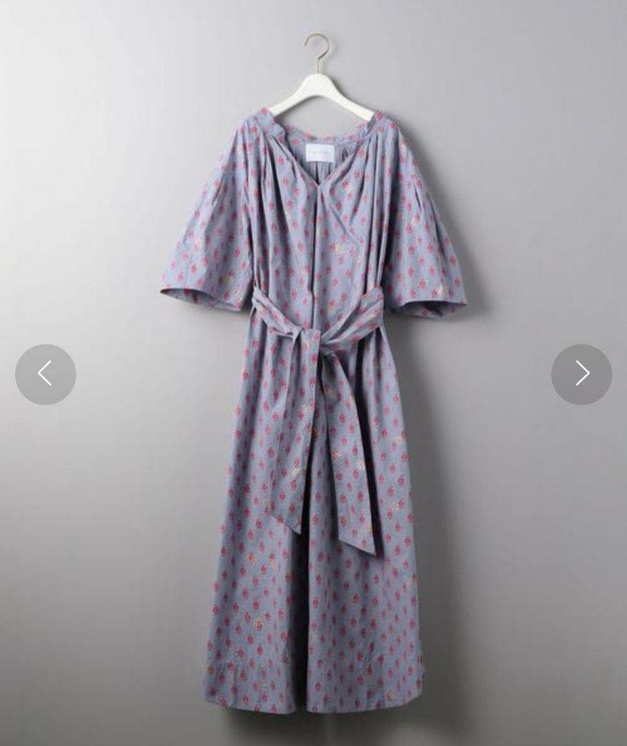 mala KALANCHOE ベルテッド プリント ワンピース mala KALANCHOE ベルテッド プリント ワンピース