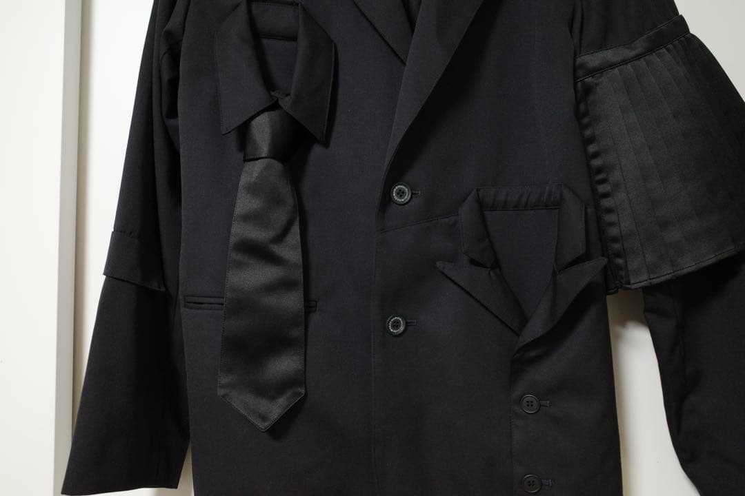 hazama ハザマ 定位置を忘れたセットアップ ブラック M hazama ハザマ 定位置を忘れたセットアップ ブラック M