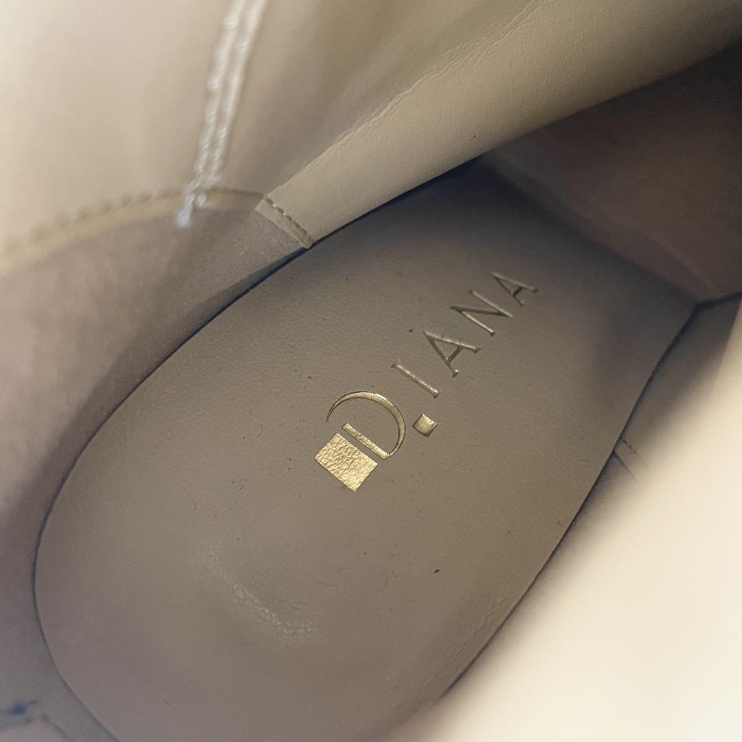【美品】DIANA ダイアナ ロングブーツ ニーハイ 2way レザー 黒