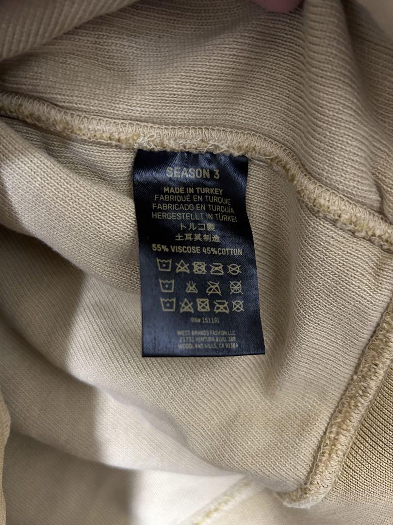 yeezy season 3 スウェット　トレーナー