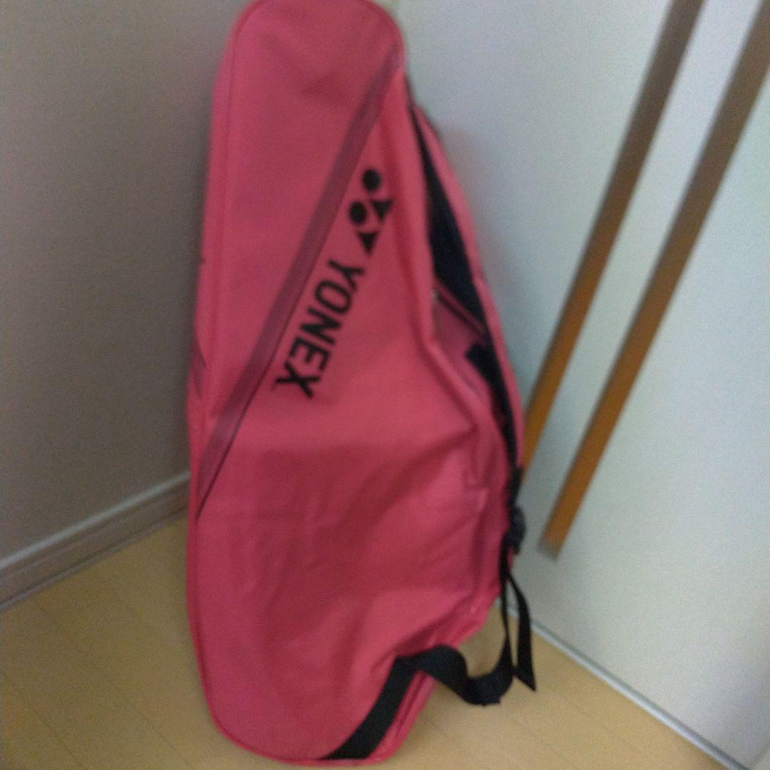 YONEX バドミントンバッグ ピンク　シャトル付き