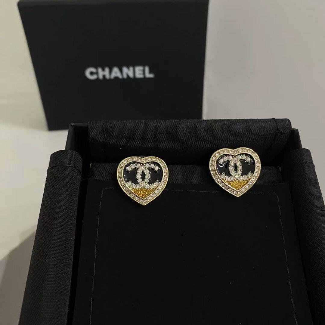 シャネルCHANEL ハートピアスココマーク ##