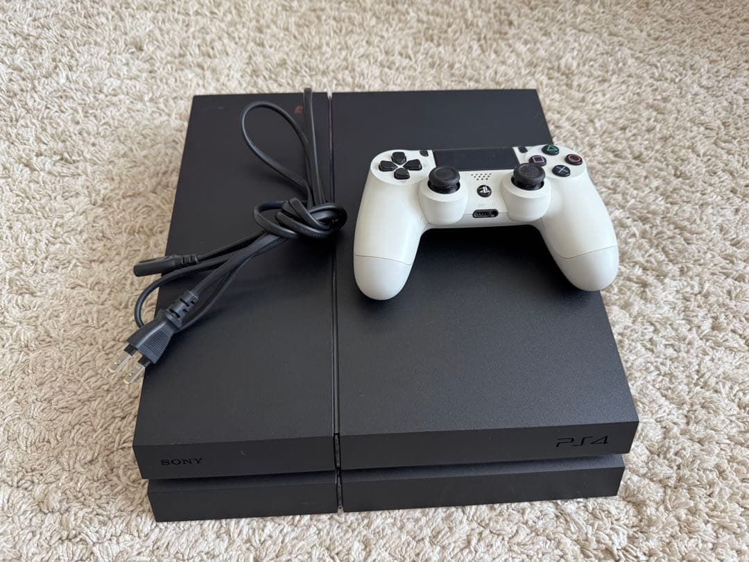 プレイステーション4本体 ブラックCUH1200A 500GB+白コントローラー
