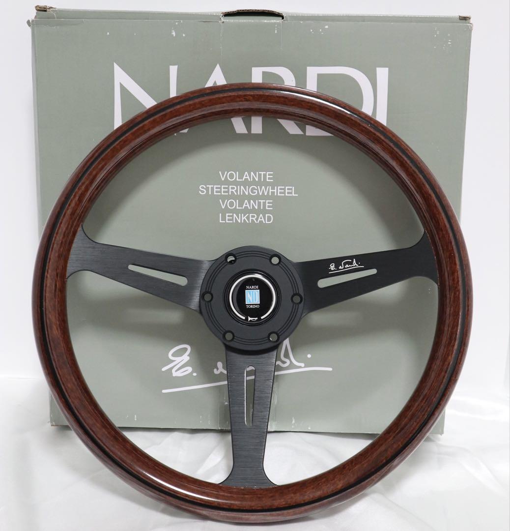 【本日限定価格】NARDI ナルディクラシック ウッドステアリング 14インチ