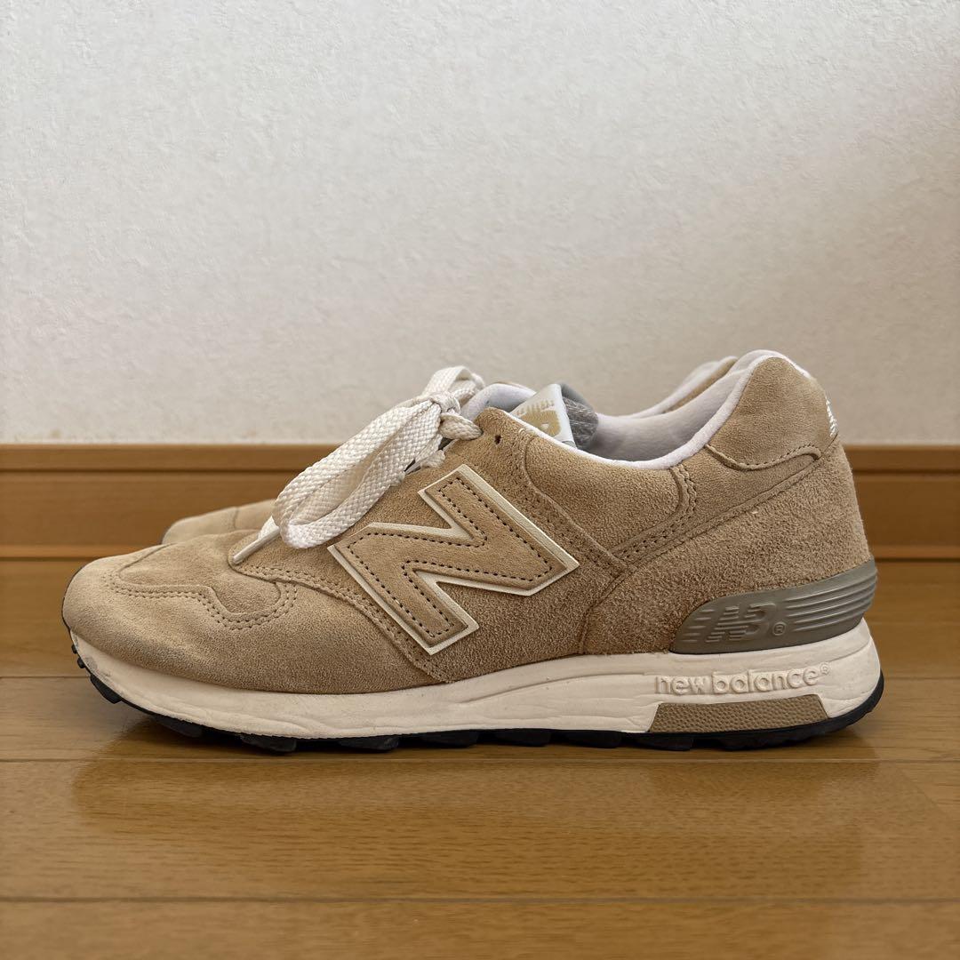 ニューバランスM1400ベージュ　スウェード24.5cm