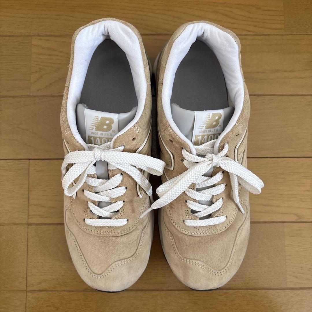 ニューバランスM1400ベージュ　スウェード24.5cm