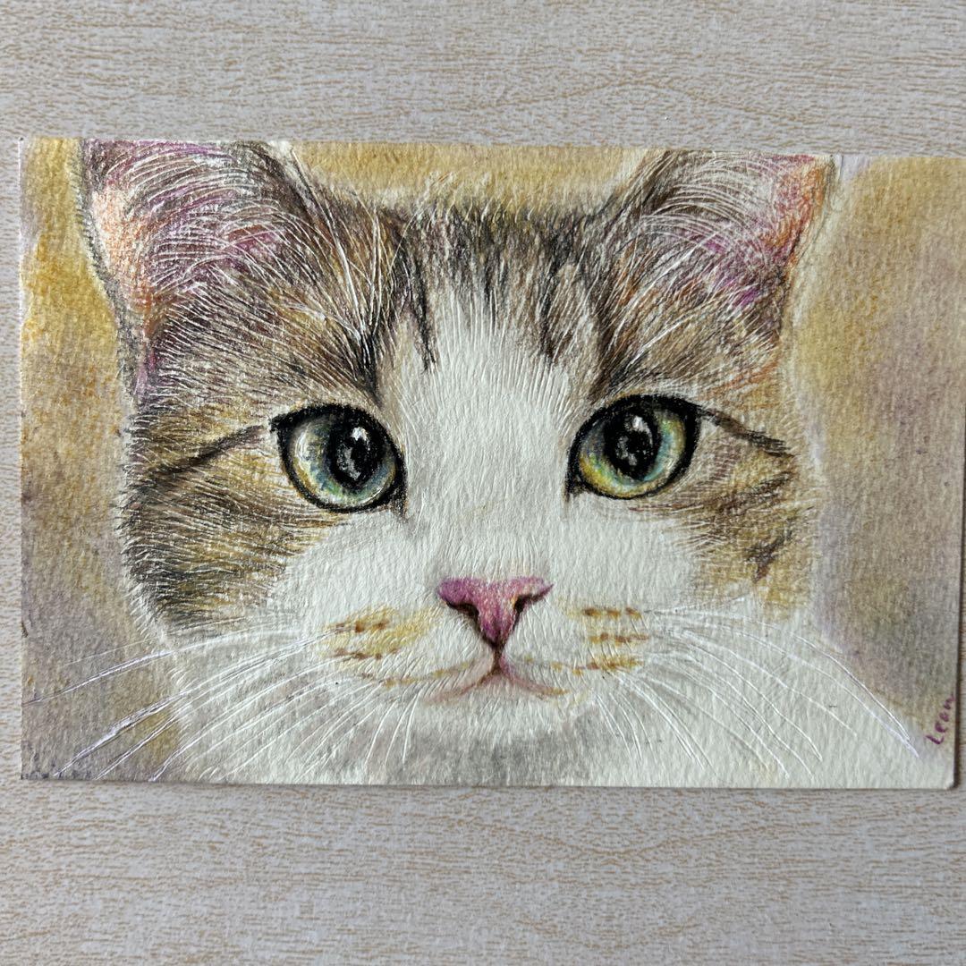 【希少】 絵画 子猫 水彩画 猫の絵173 水彩画 原画 子猫｜Yahoo!フリマ（旧PayPayフリマ）