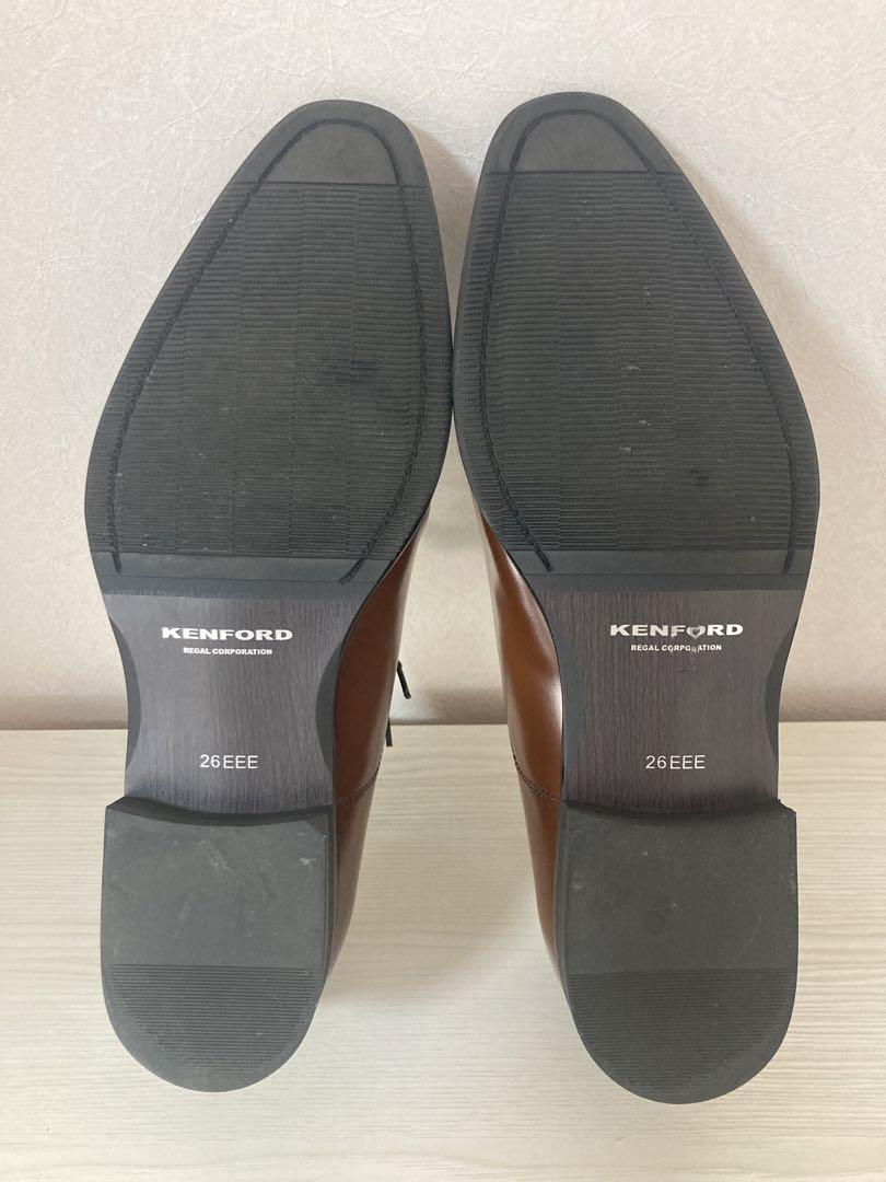【極美品】KENFORD ビジネスシューズ ストレートチップ 茶色　REGAL