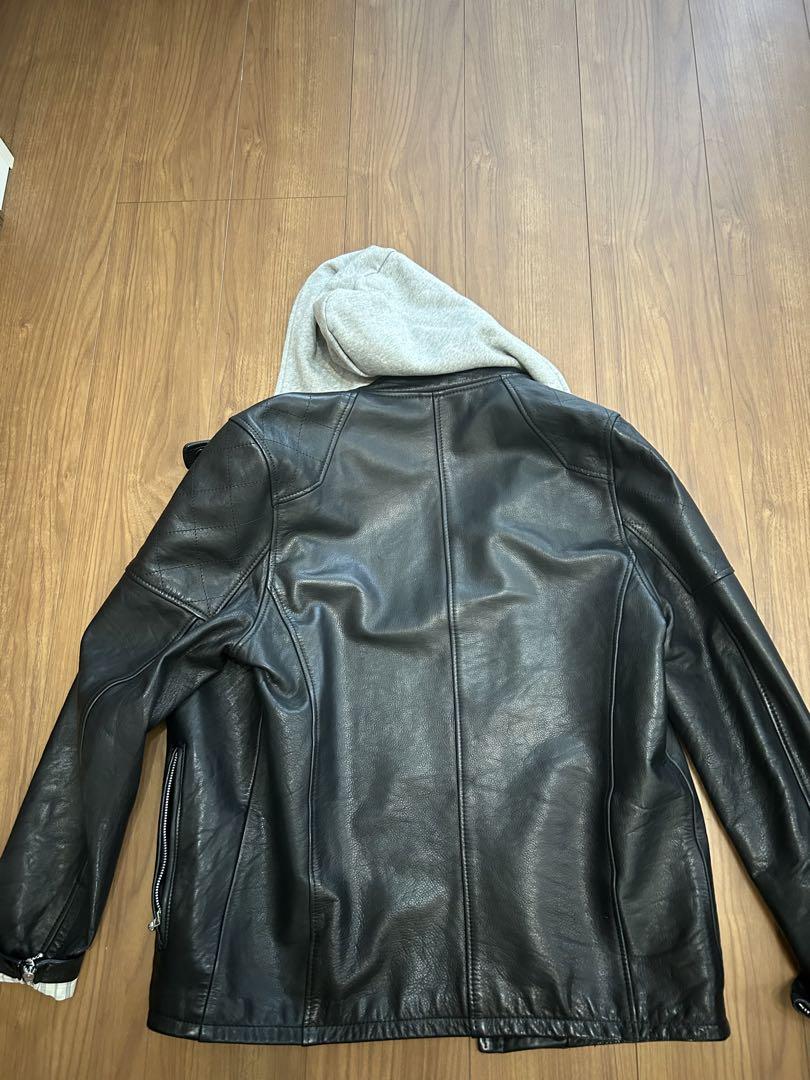 リアルレザー　ライダース rehacer 牛革　レアセル