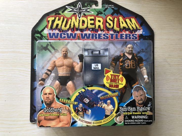 TOYBIZ WCW トイビズ WWE バンバン・ビガロ&ゴールドバーグ