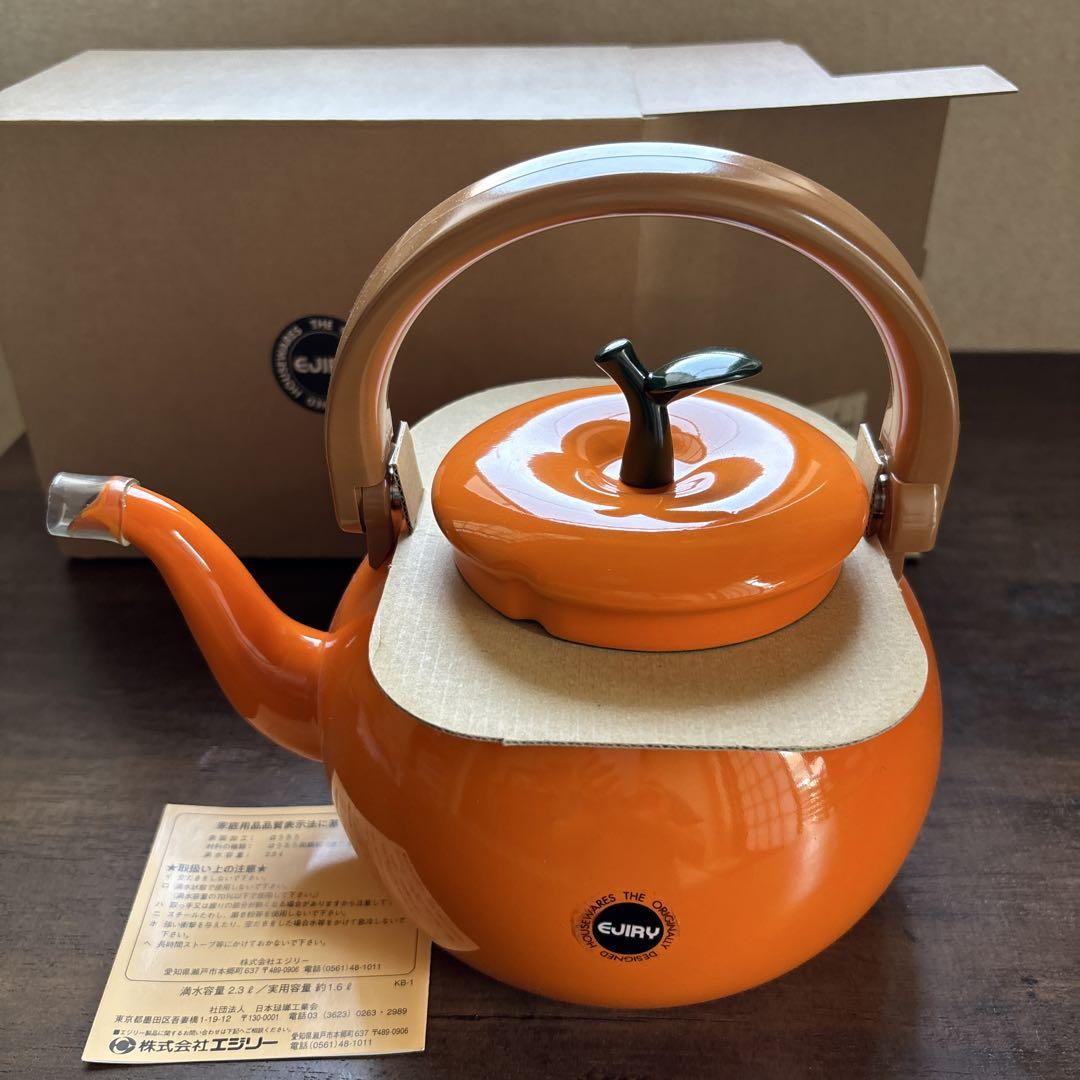 新品　EJIRY ホーロー　やかん　フルーツ　エジリー