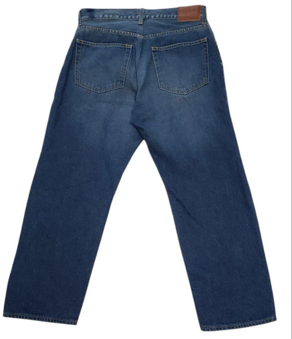 DEEPBLUE 甘織デニムボーイフレンドアンクル丈パンツ LL73388
