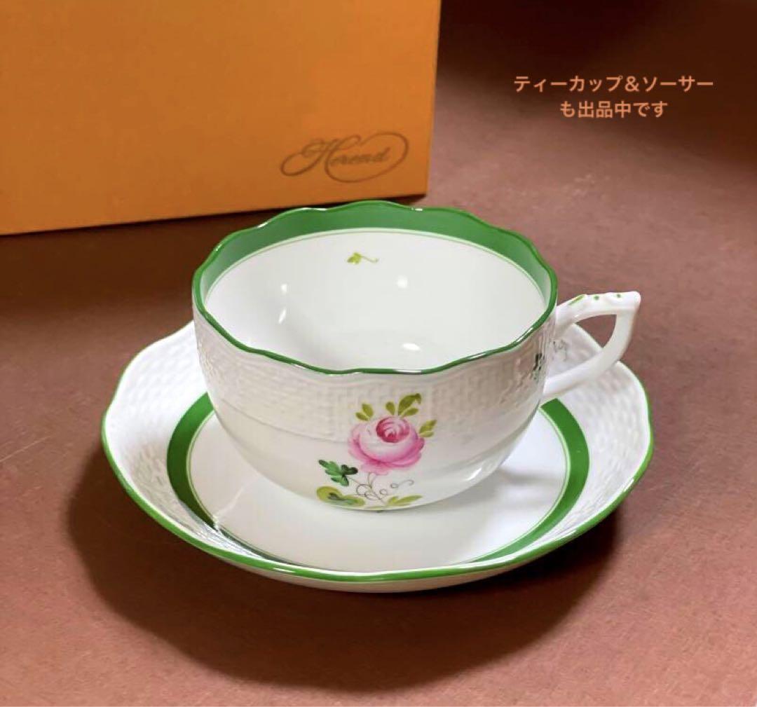 HERENDヘレンドウィーンの薔薇オーバルディッシュ26cmほぼ未使用美品