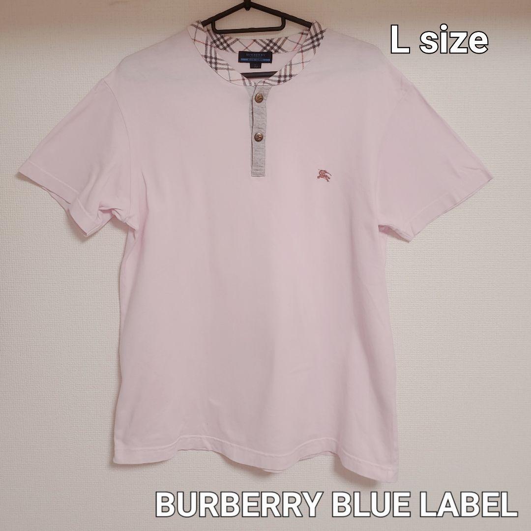 BURBERRY LONDON BLUE LABEL 半袖カットソー ピンク L - メルカリ