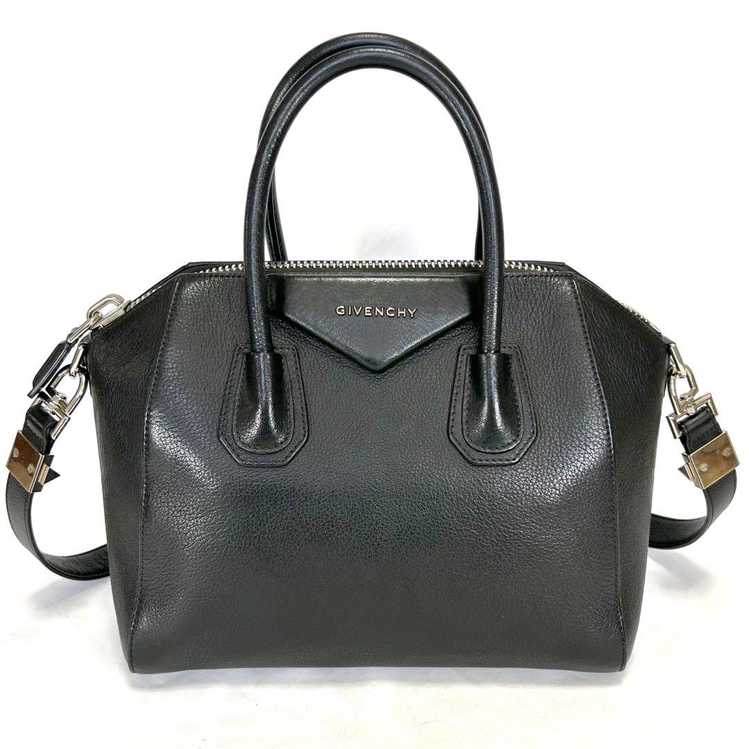 GIVENCHY ジバンシー アンティゴナ ハンドバッグ 2way ブラック 画像2