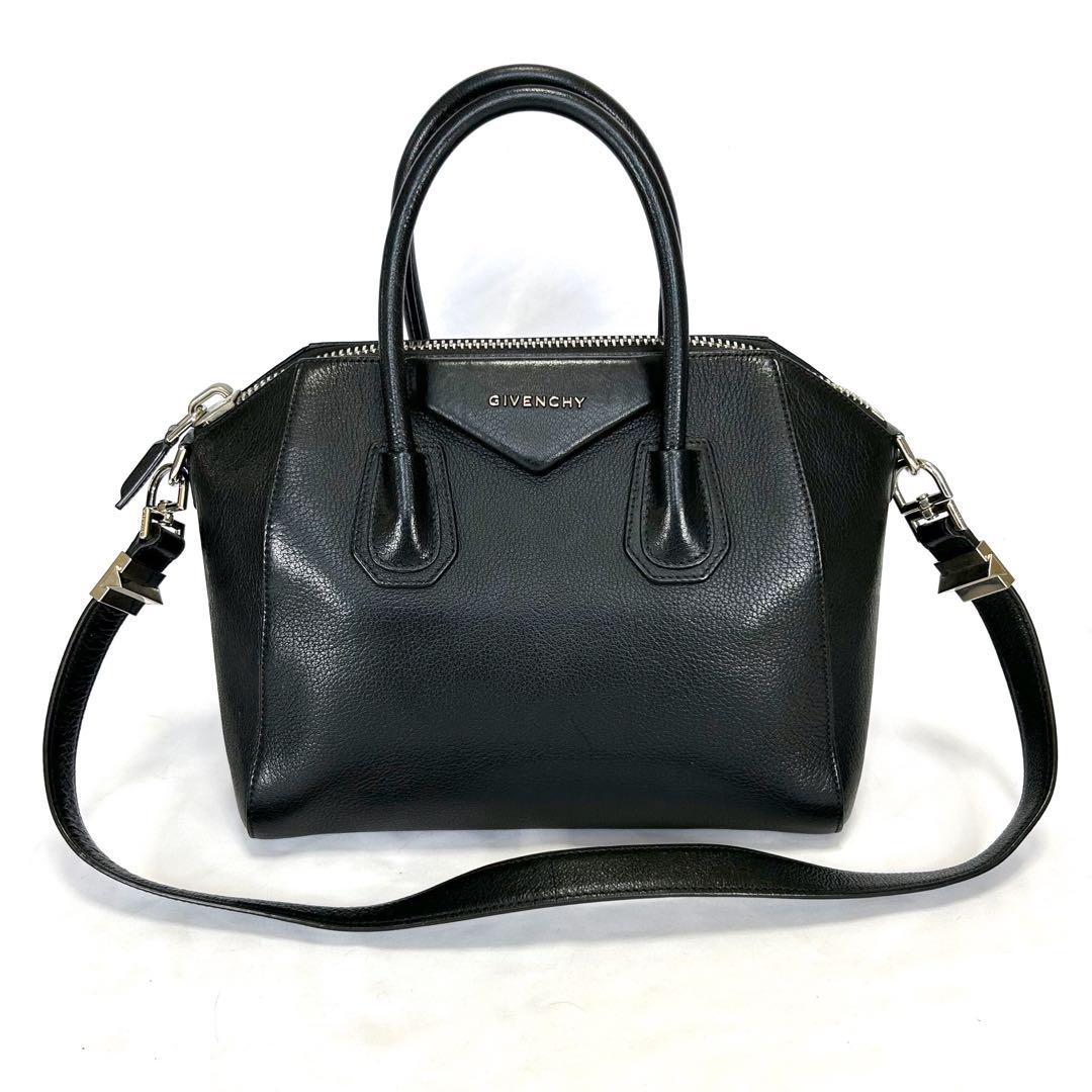 GIVENCHY ジバンシー アンティゴナ ハンドバッグ 2way ブラック 画像9