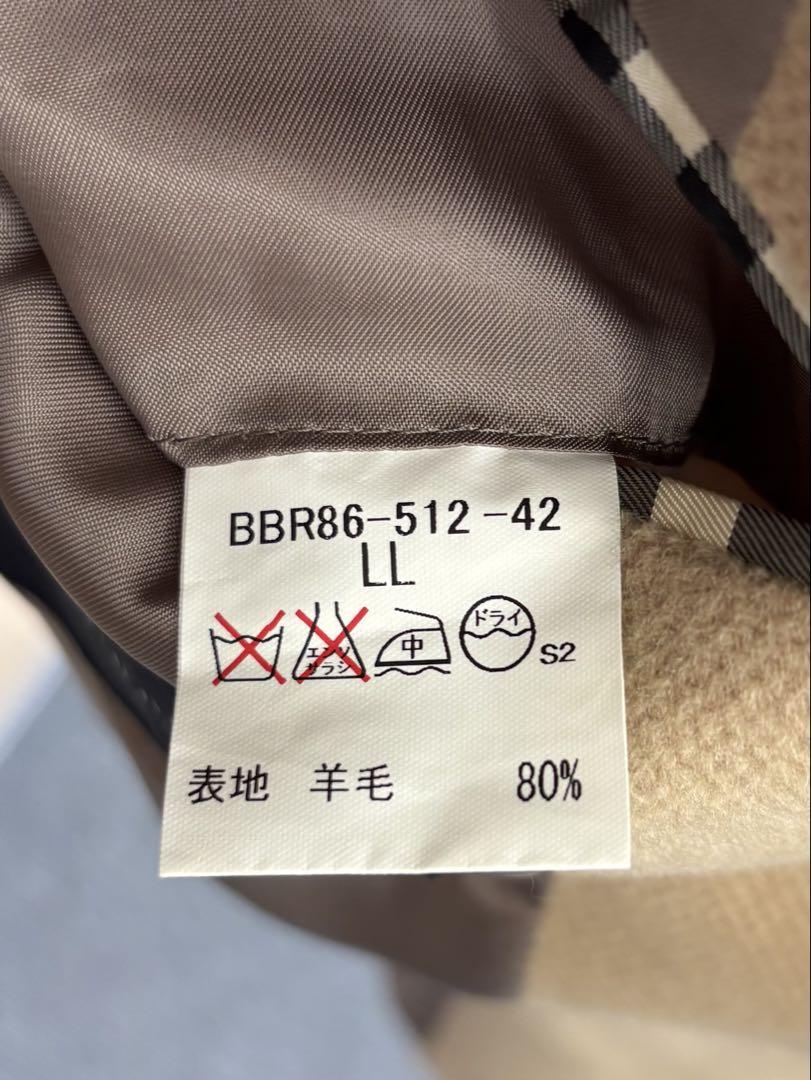 美品】 Burberry バーバリーロンドン コート ジャケット ウール XL